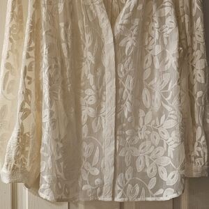 Elegant White Summer Blouse Sophisticated